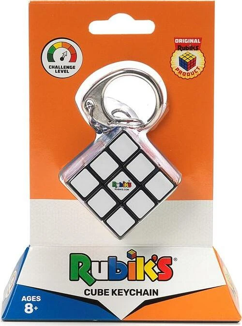 Rubik’s Cube Keychain-Rubik's Rubik’s Cube Keychain-Rubik's -The Toy Maven Shop spin6064000 1