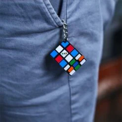 Rubik’s Cube Keychain-Rubik's 8 Rubik’s Cube Keychain-Rubik's -The Toy Maven Shop spin6064000 2
