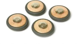Tegu Magnetic Wooden Wheels - Pack Of 4-Tegu
