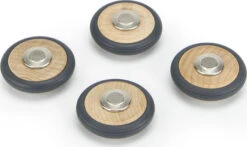 Tegu Magnetic Wooden Wheels - Pack Of 4-Tegu -The Toy Maven Shop tegum12059cao 2