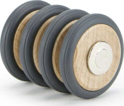 Tegu Magnetic Wooden Wheels - Pack Of 4-Tegu -The Toy Maven Shop tegum12059cao 3