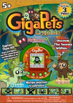 GigaPets Cryptids-Top Secret Toys