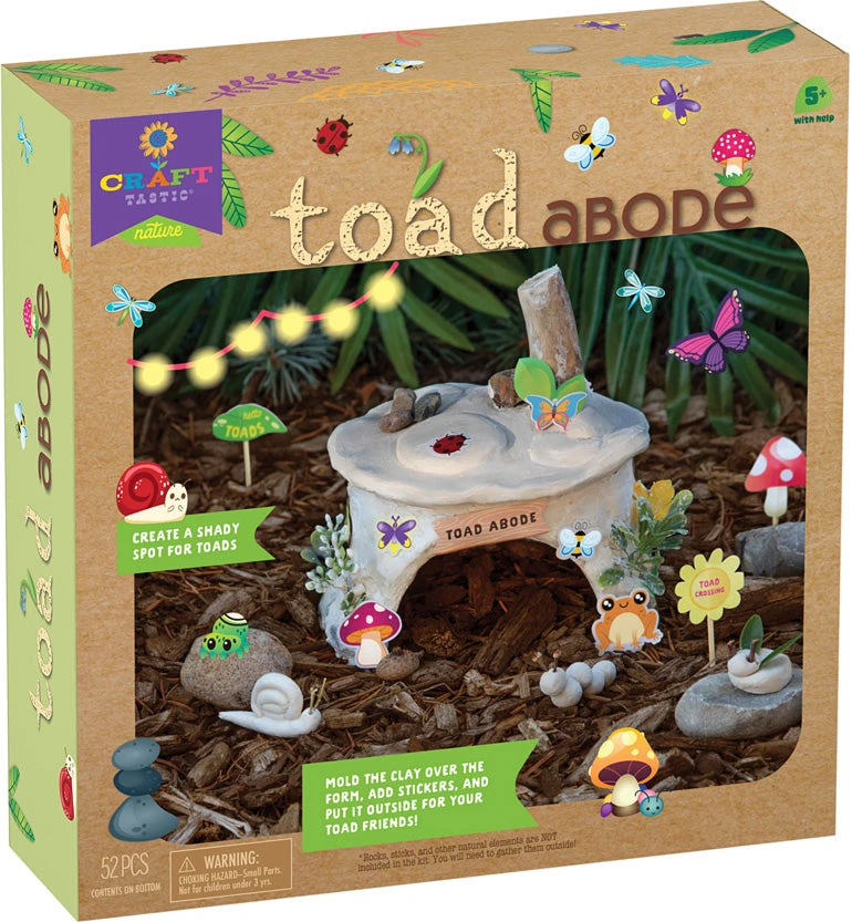 Craft-tastic Nature Toad Abode-PlayMonster Craft-tastic Nature Toad Abode-PlayMonster -The Toy Maven Shop tgtg fa23 23408 2