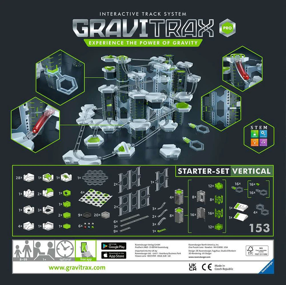 GraviTrax Pro Starter-Set Vertical-Ravensburger GraviTrax Pro Starter-Set Vertical-Ravensburger -The Toy Maven Shop tgtg ho21 26832 5