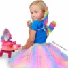 Great Pretenders Rainbow Sequins Skirt, Wings And Wand Dress Up Set-Great Pretenders (Creative Education Of Canada) -The Toy Maven Shop tgtg ho21 42925