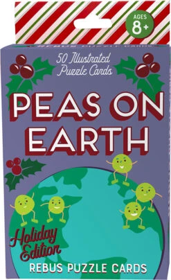 Peas On Earth Holiday Edition Rebus Puzzle Cards-Project Genius