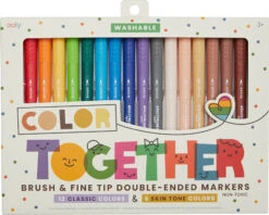 Color Together Brush & Fine Tip Double-Ended Markers-Ooly (International Arrivals)