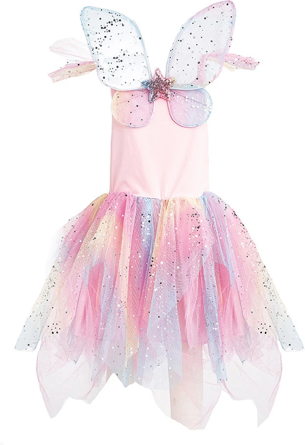 Rainbow Fairy Dress & Wings-Great Pretenders (Creative Education of Canada) Rainbow Fairy Dress & Wings-Great Pretenders (Creative Education Of Canada) -The Toy Maven Shop tgtg ho22 30825 2