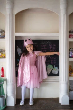 Pink Sequins Butterfly Dress & Wings-Great Pretenders (Creative Education Of Canada)