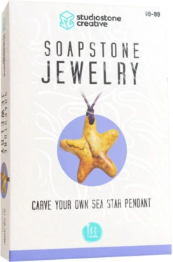 Soapstone Jewelry Carve Your Own Sea Star Pendant-Studiostone