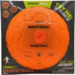 Tangle NightBall Basketball - Orange-Tangle Creations