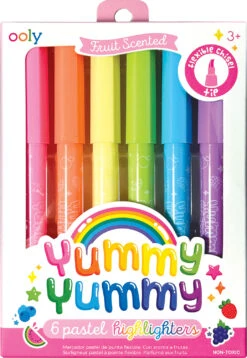 Yummy Yummy Scented Pastel Highlighters - 6 Pk-Ooly (International Arrivals)
