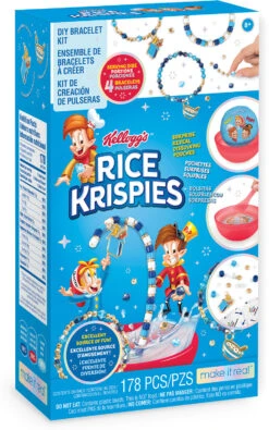 Cereal-sly Cute Kellogg's Rice Crispies DIY Bracelet Kit-Make It Real