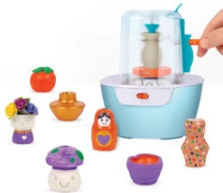 Mini Pottery Studio Deluxe Set-Make It Real -The Toy Maven Shop tgtg ho23 1830 2