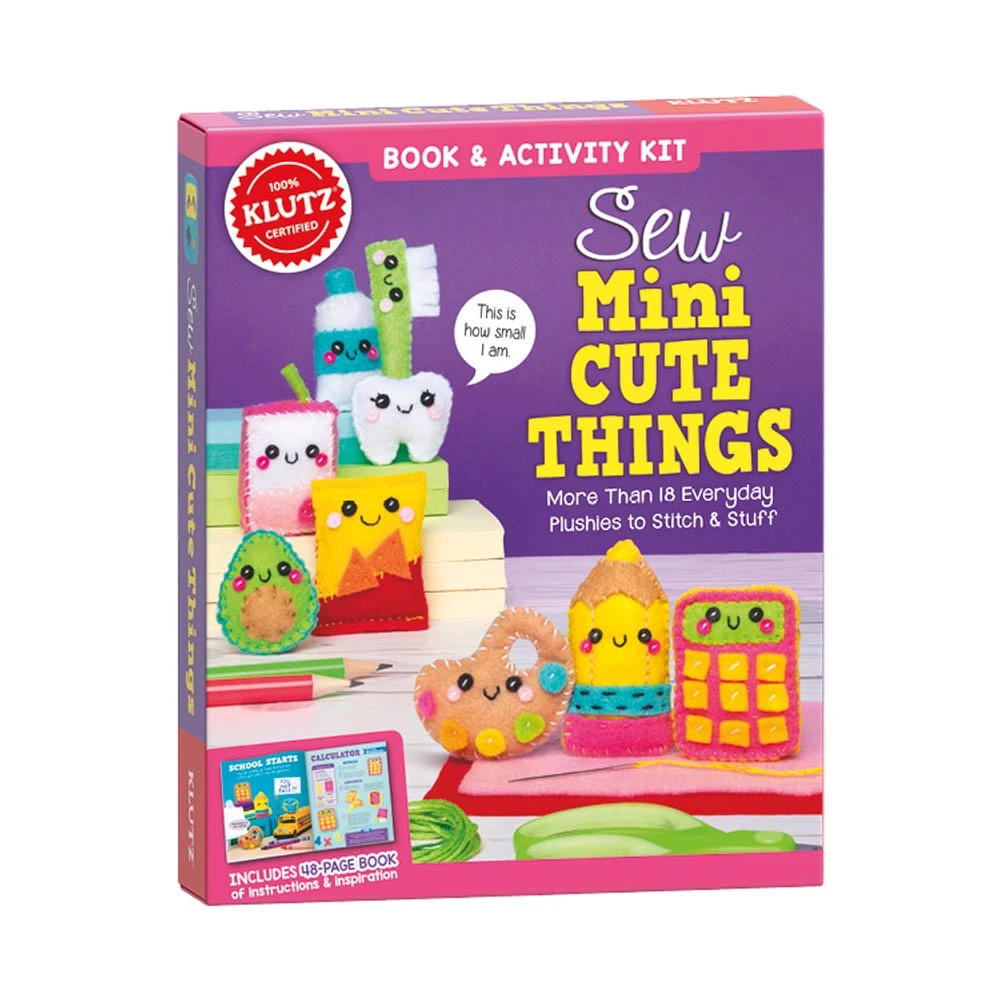 Sew Mini Cute Things-Klutz Sew Mini Cute Things-Klutz -The Toy Maven Shop tgtg ho23 9781338896015