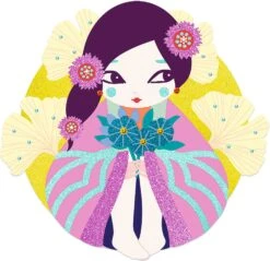 Onnanoko Glitter & Gem Boards Kit-Djeco -The Toy Maven Shop tgtg ho23 dj09523 3