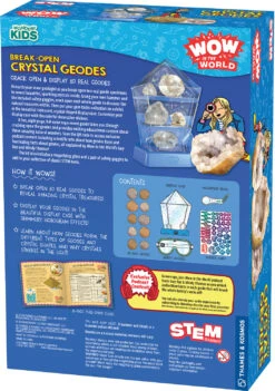 Wow In The World: Break-Open Crystal Geodes-Thames & Kosmos -The Toy Maven Shop tgtg ho24 545002 4