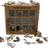 True Genius Ancient Metal Puzzles - 12 Pc-Project Genius