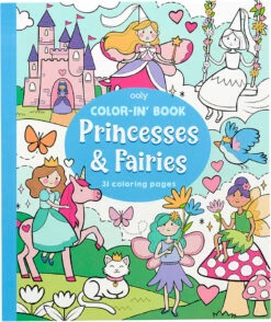 Color-In' Book - Princess & Fairies-Ooly (International Arrivals)