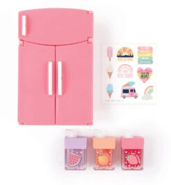 Mini Fridge Lip Gloss Set-Make It Real 5 Mini Fridge Lip Gloss Set-Make It Real -The Toy Maven Shop tgtg su23 10054 3