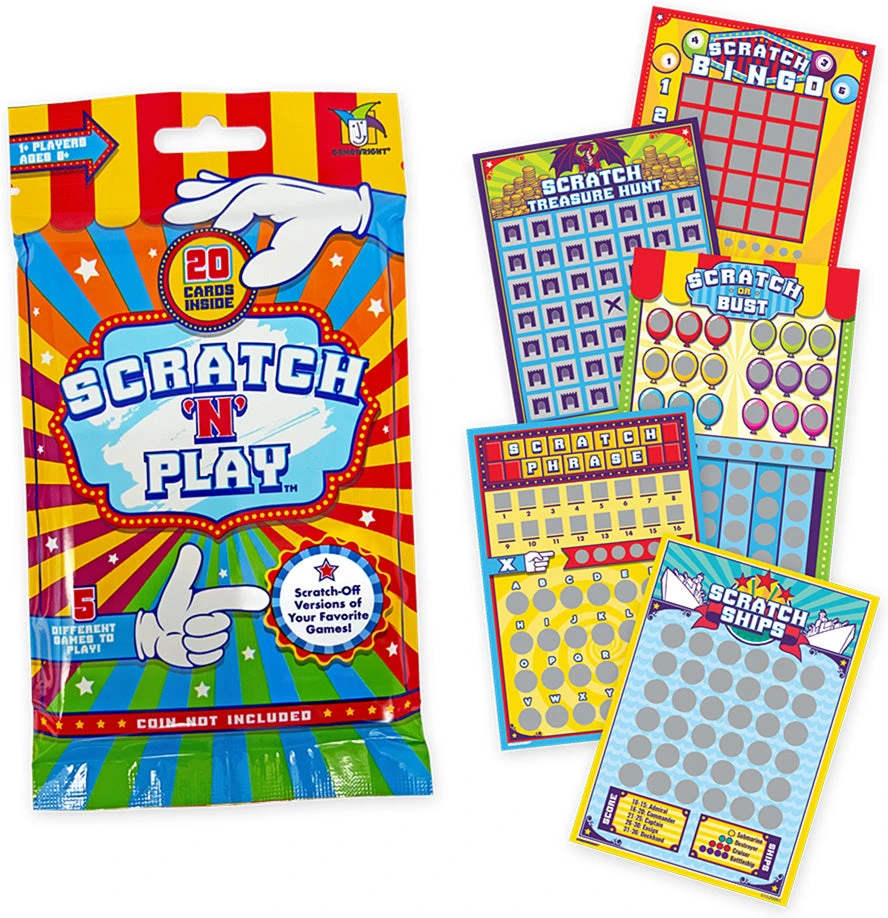 Scratch 'n' Play Classic Games-Gamewright Scratch 'n' Play Classic Games-Gamewright -The Toy Maven Shop tgtg su23 361d