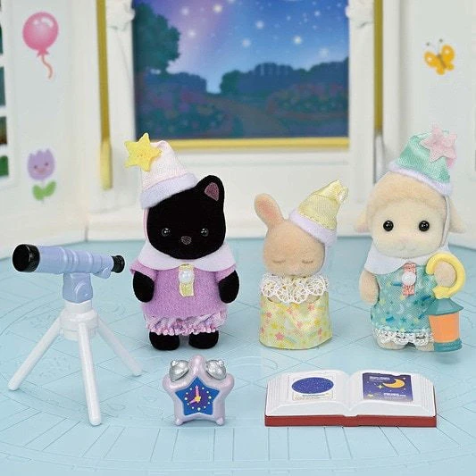 Nursery Friends -Sleepover Party Trio-Calico Critters Nursery Friends -Sleepover Party Trio-Calico Critters -The Toy Maven Shop tgtg su24 cc2173