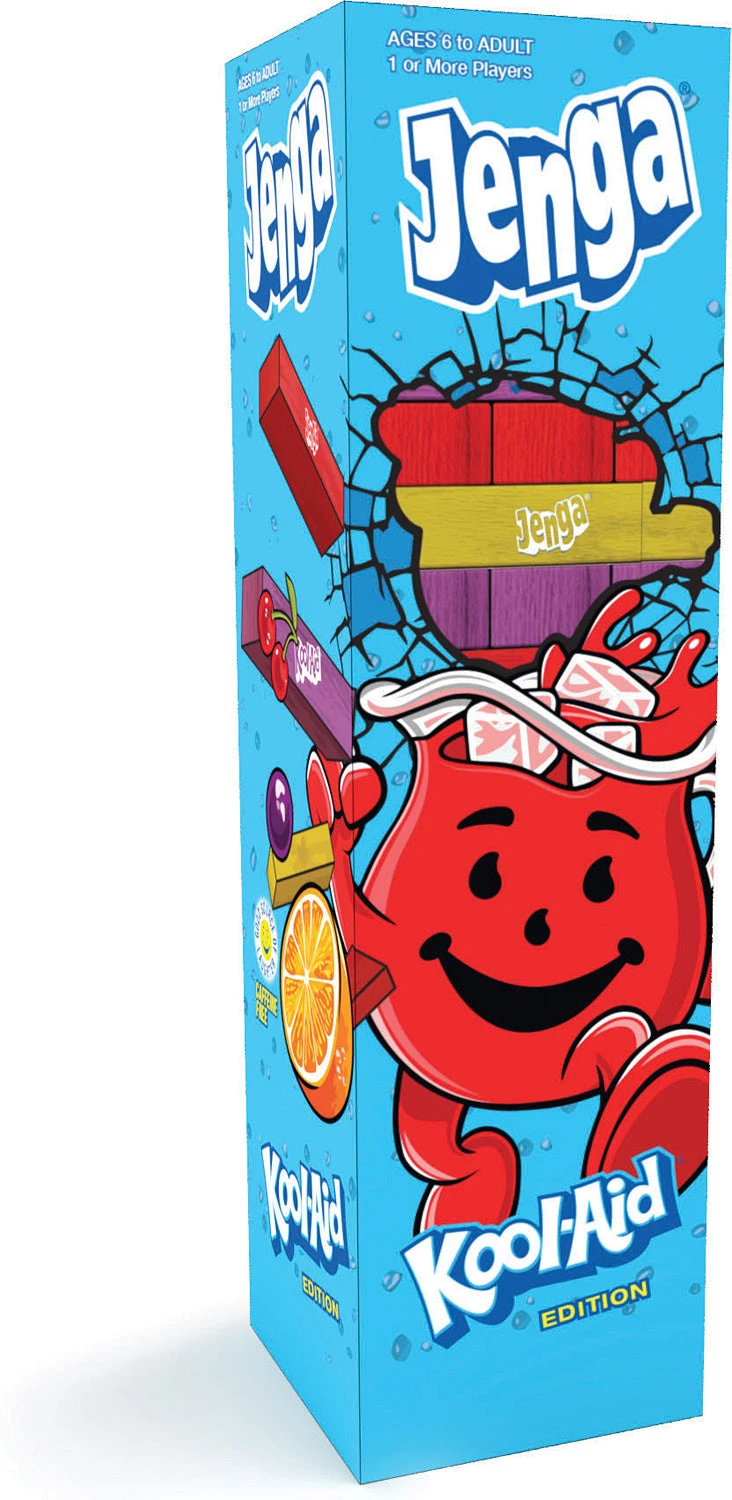 JENGA®: KOOL-AID™ Edition-USAopoly JENGA®: KOOL-AID™ Edition-USAopoly -The Toy Maven Shop tgtg su24 ja152770