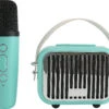 Pocket Karaoke Speaker And Microphone Combo - Teal Edition-TrendTech Wireless Express