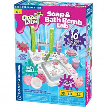Ooze Labs: Soap & Bath Bomb Lab-Thames & Kosmos Ooze Labs: Soap & Bath Bomb Lab-Thames & Kosmos -The Toy Maven Shop thak642107