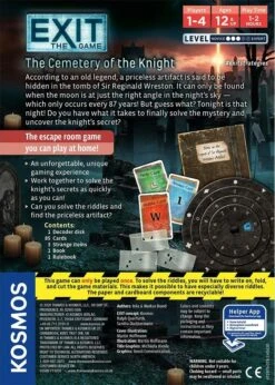 Exit: The Cemetery Of The Knight-Thames & Kosmos -The Toy Maven Shop thak692876 2
