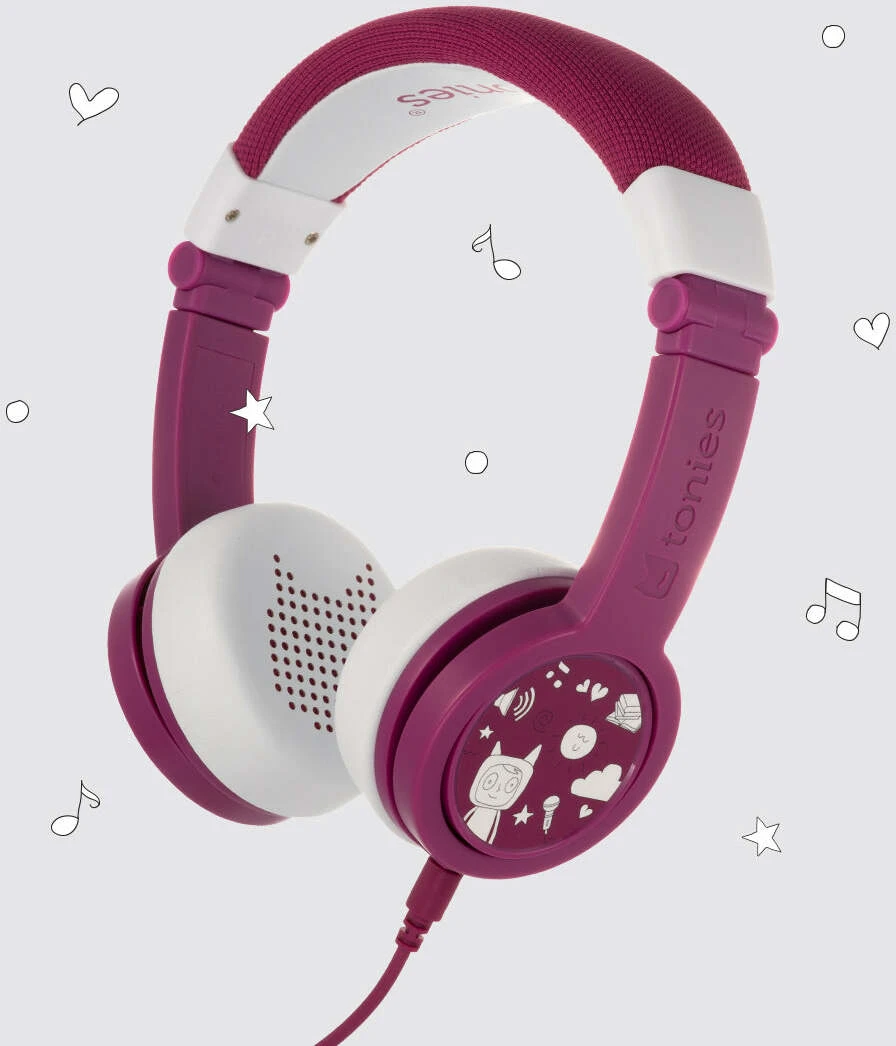 tonies - Headphones Purple Berry-Tonies - from Boxine Tonies - Headphones Purple Berry-Tonies - From Boxine -The Toy Maven Shop toni10001352