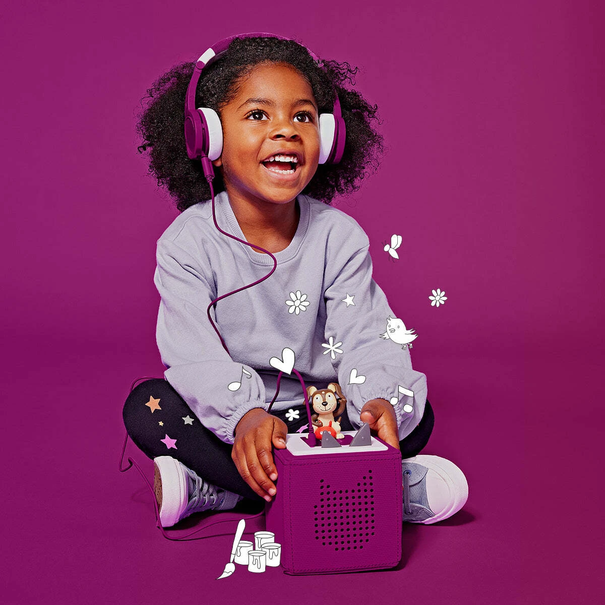tonies - Headphones Purple Berry-Tonies - from Boxine Tonies - Headphones Purple Berry-Tonies - From Boxine -The Toy Maven Shop toni10001352 2