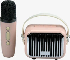 Pocket Karaoke-Microphone And Speaker Combo-Pink-TrendTech Wireless Express