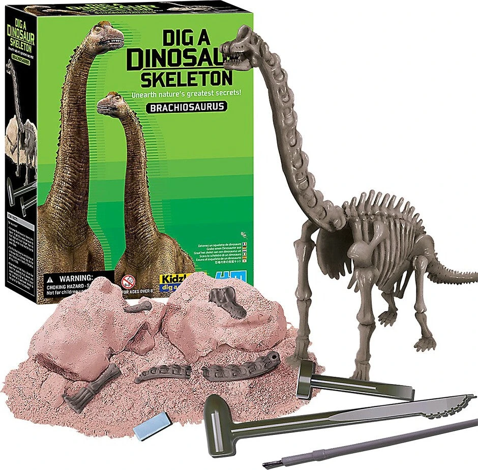 Kidzlabs - Dig A Dinosaur Skeleton - Brachiosaurus-The Toy Network Kidzlabs - Dig A Dinosaur Skeleton - Brachiosaurus-The Toy Network -The Toy Maven Shop tyntt4m03237