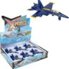 6.5" Die-cast Pull Back F-18 Blue Angel-The Toy Network -The Toy Maven Shop tynttveblue6