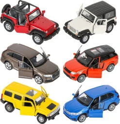5" Die-cast Pull Back Licensed Suv 1:38 Scale-The Toy Network -The Toy Maven Shop tynttvejeep5 2