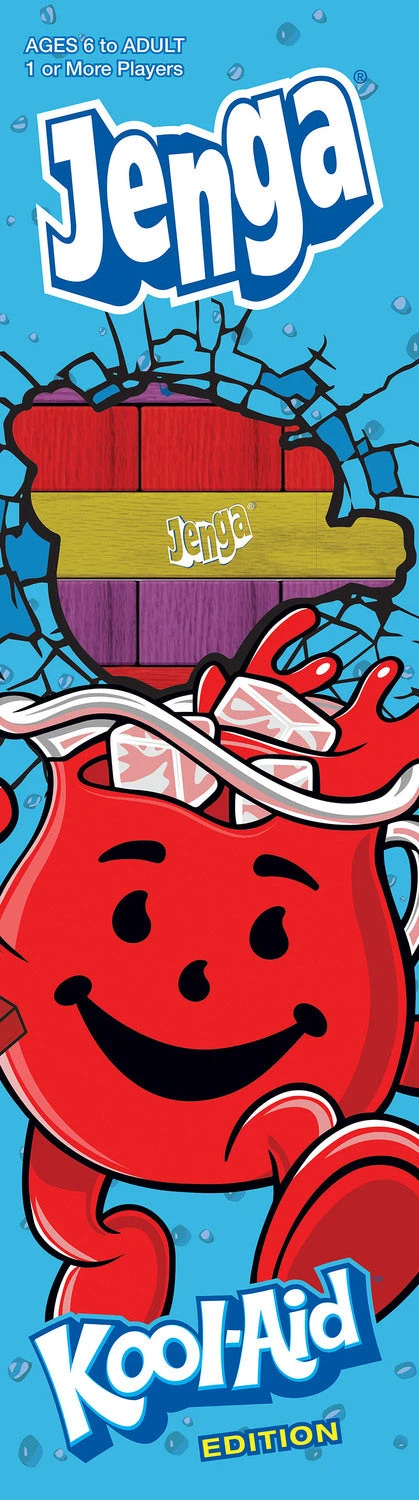 JENGA®: KOOL-AID™ Edition-USAopoly JENGA®: KOOL-AID™ Edition-USAopoly -The Toy Maven Shop usaoja152770