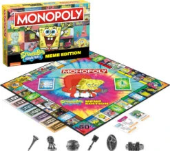 MONOPOLY®: SpongeBob SquarePants Meme Edition-USAopoly -The Toy Maven Shop usaomn096712 3