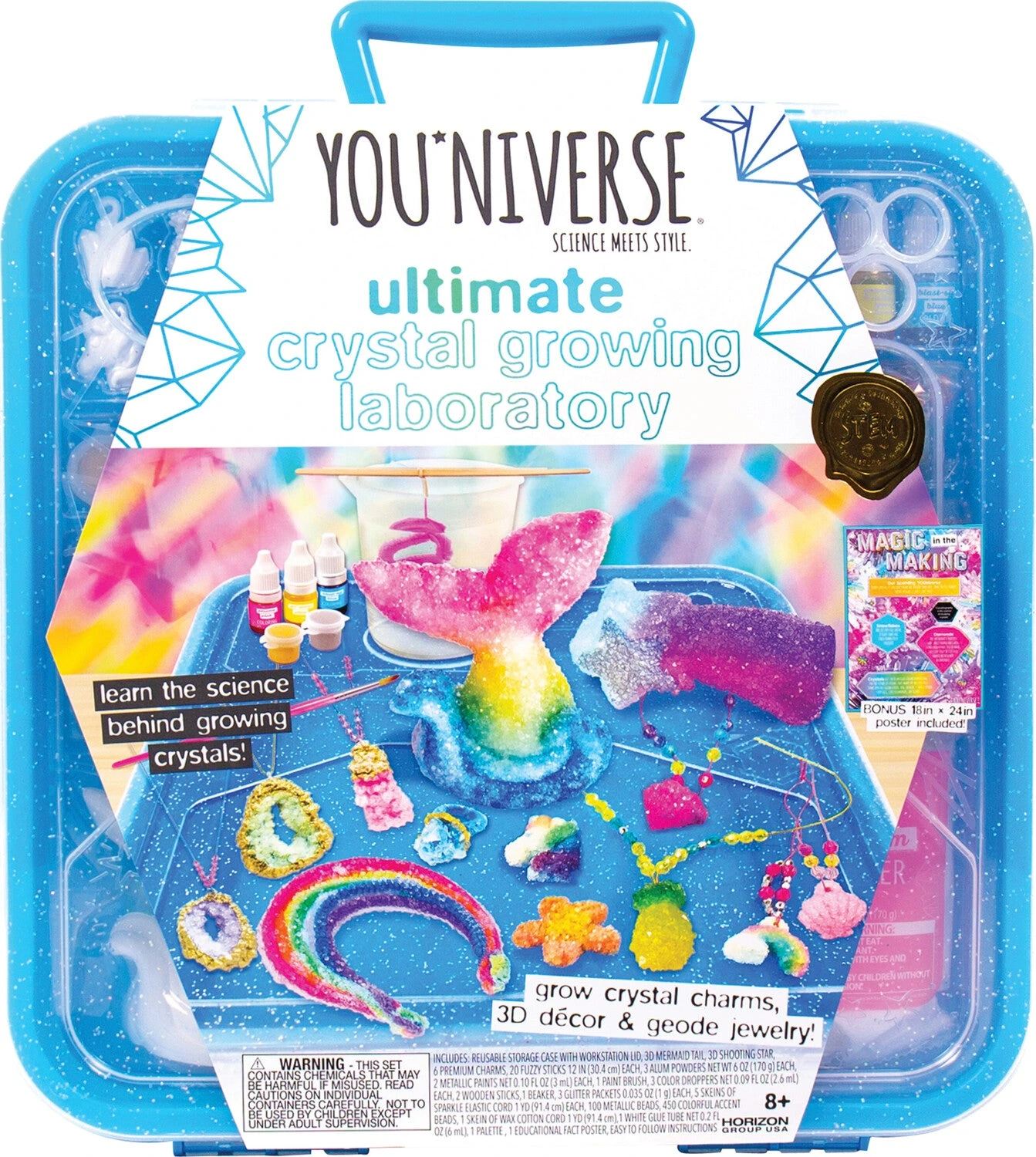 Ult. Crystal Growing Lab-U.S. Toy Co Ult. Crystal Growing Lab-U.S. Toy Co -The Toy Maven Shop utoc200953h