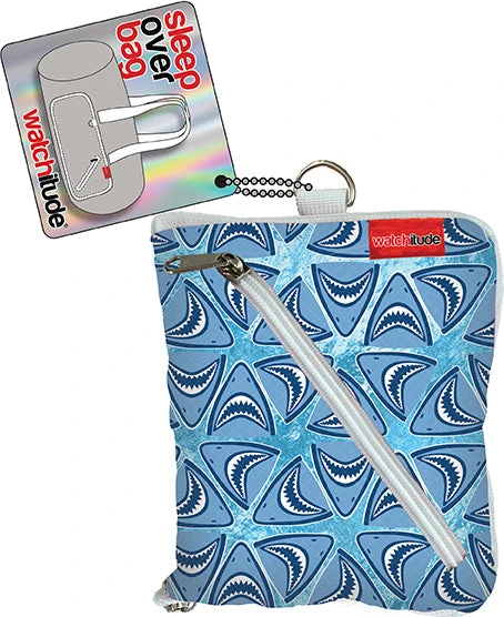 Shark Frenzy - Watchitude Sleepover Bag-Watchitude Shark Frenzy - Watchitude Sleepover Bag-Watchitude -The Toy Maven Shop watc669 1