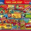 Family Game Night - 500 Piece - White Mountain Puzzles-White Mountain Puzzles -The Toy Maven Shop wmpu1330pz