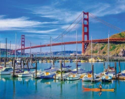 Golden Gate Bridge - 1000 Piece - White Mountain Puzzles-White Mountain Puzzles