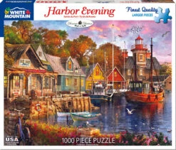 Harbor Evening - 1000 Piece - White Mountain Puzzles-White Mountain Puzzles