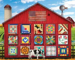 Barn Quilts - 1000 Piece - White Mountain Puzzles-White Mountain Puzzles