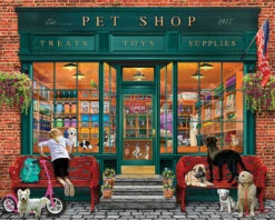 Local Pet Store - 500 Piece - White Mountain Puzzles-White Mountain Puzzles