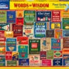 Words Of Wisdom - 1000 Piece - White Mountain Puzzles-White Mountain Puzzles 2 Words Of Wisdom - 1000 Piece - White Mountain Puzzles-White Mountain Puzzles -The Toy Maven Shop wmpu1607pz