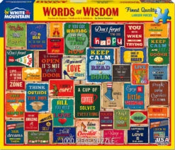 Words Of Wisdom - 1000 Piece - White Mountain Puzzles-White Mountain Puzzles