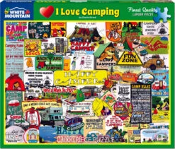 Happy Campers - 1000 Piece - White Mountain Puzzles-White Mountain Puzzles