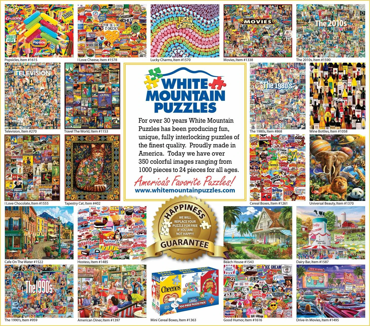 Road Trip - 1000 Piece Jigsaw Puzzle-White Mountain Puzzles Road Trip - 1000 Piece Jigsaw Puzzle-White Mountain Puzzles -The Toy Maven Shop wmpu1665pz 2