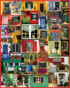 Doors And Windows - 1000 Piece Jigsaw Puzzle-White Mountain Puzzles